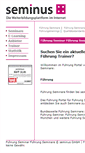 Mobile Screenshot of fuehrung.seminus.de